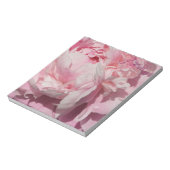 Roze Pioen Notitieblok (Linkerzijde)