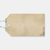 Roze Pioen Oude Trouwdag Cadeaulabel (Achterkant Horizontaal)