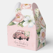 Roze Pioen Oude Truck Bruiloft Feest