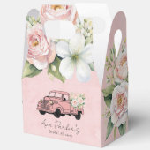 Roze Pioen Oude Truck Bruiloft Feest Bedankdoosjes (Open)