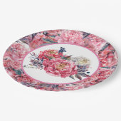 Roze Pioen Papier Bord (Gekanteld)