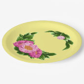 Roze Pioen Papier Bord (Gekanteld)