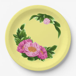 Roze Pioen Papier Bord