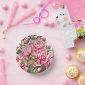 Roze Pioen  Papieren Kommen (Feest)