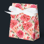 Roze Pioen Party Behandeldoos Bedankdoosjes<br><div class="desc">De party favor box is afgebeeld met een prachtige roze pioen bloemenprint. 
Pas dit item aan of koop het zoals het is.
Tip: Voeg gewoon je lekkere traktaties toe en een beetje feestelijke lint.



Gelicenseerde afbeelding</div>