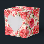 Roze Pioen Party Behandeldoos Bedankdoosjes<br><div class="desc">Het feestelijk verpakkingsdoosje is afgebeeld met een prachtige roze pioen bloemenprint. 
Pas dit item aan of koop het zoals het is.
Tip: Voeg gewoon uw lekkere traktaties toe en een vrolijk lint.



Gelicenseerde afbeelding</div>