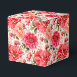 Roze Pioen Party Behandeldoos Bedankdoosjes<br><div class="desc">Het feestelijk verpakkingsdoos is afgebeeld met een prachtige roze pioen bloemenprint. 
Pas dit item aan of koop het zoals het is.
Tip: Voeg gewoon je lekkere traktaties toe en een vrolijke lint.



Gelicenseerde afbeelding</div>