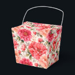 Roze Pioen Party Behandeldoos Bedankdoosjes<br><div class="desc">De feestelijk favoriete doos is afgebeeld met een prachtige roze pioen bloemenprint. 
Pas dit item aan of koop het zoals het is.
Tip: Voeg gewoon uw lekkere lekkernijen toe en voeg wat feestelijke lint toe.



Gelicenseerde afbeelding</div>
