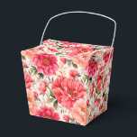 Roze Pioen Party Favor Doos Bedankdoosjes<br><div class="desc">De party favor doos is te zien met een prachtige roze pioen bloemenprint.
Pas dit item aan of koop het zoals het is.
Tip: Voeg gewoon lekkers toe en wat feestelijke lint.
Licentie afbeelding</div>