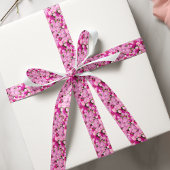 Roze Pioen Patronen Grosgrain Lint