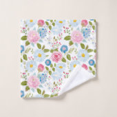 Roze Pioen Patronen Handdoek (Wasdoekje)