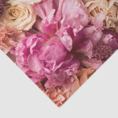 Roze pioen Roos Bloemen Achtergrond Weefselpapier Tissuepapier (Detail)