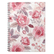 Roze Pioen Roos Waterverf Bloementuin