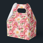 Roze Pioen Rozen Feestelijk Doosje<br><div class="desc">Het feestelijk doosje is afgebeeld met een prachtige roze pioen bloemenprint. 
Pas dit item aan of koop het zoals het is.
Tip: Voeg gewoon lekkere snoepjes toe en een vrolijke lint.



Gelicenseerde Afbeelding</div>