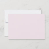 Roze Pioen RSVP Kaarten (Achterkant)