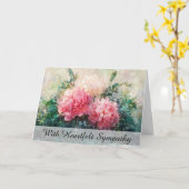 *~* Roze Pioen Schilderen TV2 Sympathie Liefde Lic Kaart (Gele Bloem)