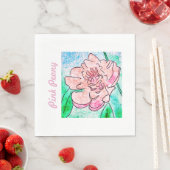 Roze Pioen Servet (Insitu)