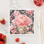 Roze Pioen  Servet (Insitu)