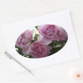 Roze Pioen Stickers (Envelop)