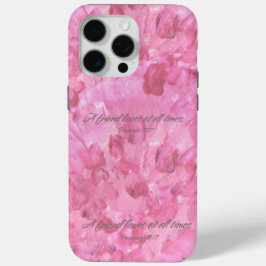 Roze Pioen Telefoonhoes-Een Vriend Liefheeft iPhone 15 Pro Max Hoesje