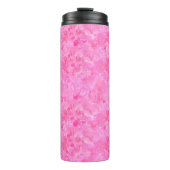 Roze Pioen Thermokop Thermosbeker (Voorkant)