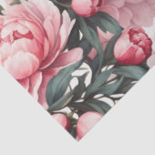 Roze Pioen  Tissuepapier (Detail)