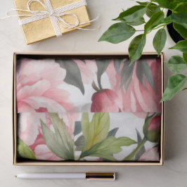 Roze Pioen  Tissuepapier