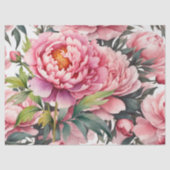 Roze Pioen  Tissuepapier (Voorkant)