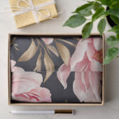Roze Pioen  Tissuepapier (Geschenk)