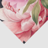 Roze Pioen  Tissuepapier (Detail)