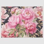 Roze Pioen  Tissuepapier (Voorkant)