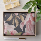Roze Pioen  Tissuepapier (Geschenk)