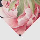 Roze Pioen  Tissuepapier (Detail)