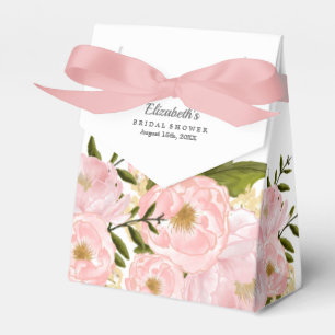 Roze Pioen Trouw Bruiloft Feest Favor Dozen Bedankdoosjes