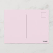 Roze Pioen Verjaardagskaart Vouwkaart Briefkaart (Achterkant)
