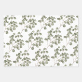 Roze Pioen Verpakkingsvellen Inpakpapier Vel (Voorkant 3)