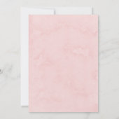 Roze Pioen  Vrachtwagen Bruiloft Koppels Douche Kaart (Achterkant)