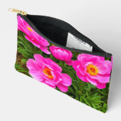 Roze Pioen Zakje Etui (Open)