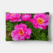 Roze Pioen Zakje Etui (Voorkant)