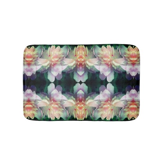 Roze pioenbloemen vermenigvuldigd Abstract Badmat (Voorkant)