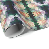 Roze pioenbloemen vermenigvuldigd Abstract Cadeaupapier (Rol Hoek)