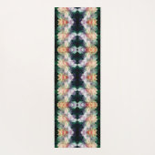 Roze pioenbloemen vermenigvuldigd Abstract Yogamat (Achterkant)