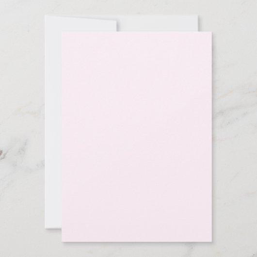 Roze pioenen bruids douche uitnodiging (Achterkant)