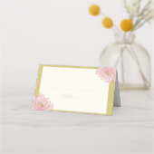 ROZE PIOENEN CHINOISERIE BRUILOFT PLAATS KAART PLAATSKAARTJE