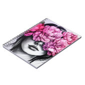 Roze pioenen | Notitieboek Journal (Linkerzijde)