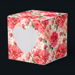Roze Pioenen Party Treat Box Bedankdoosjes<br><div class="desc">Feestgunstbox wordt getoond met een mooie roze pioenrozen bloemenprint. Pas dit object aan of koop het object zoals het is. Tip: voeg gewoon je geweldige traktaties toe en voeg wat feestelijk lint toe. Afbeelding onder licentie</div>