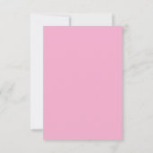Roze pioenen rococo Lijst bruiloft Save The Date (Achterkant)
