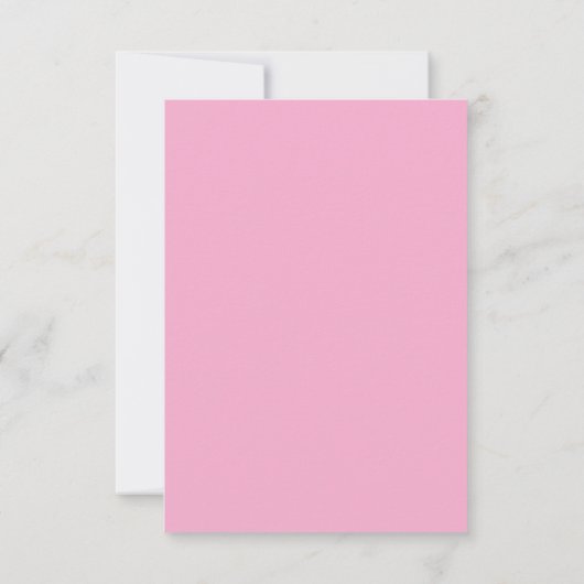 Roze pioenen rococo Lijst bruiloft Save The Date (Achterkant)
