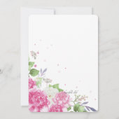 Roze pioenen uitnodiging (Achterkant)