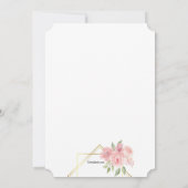 Roze pioenen uitnodiging (Achterkant)